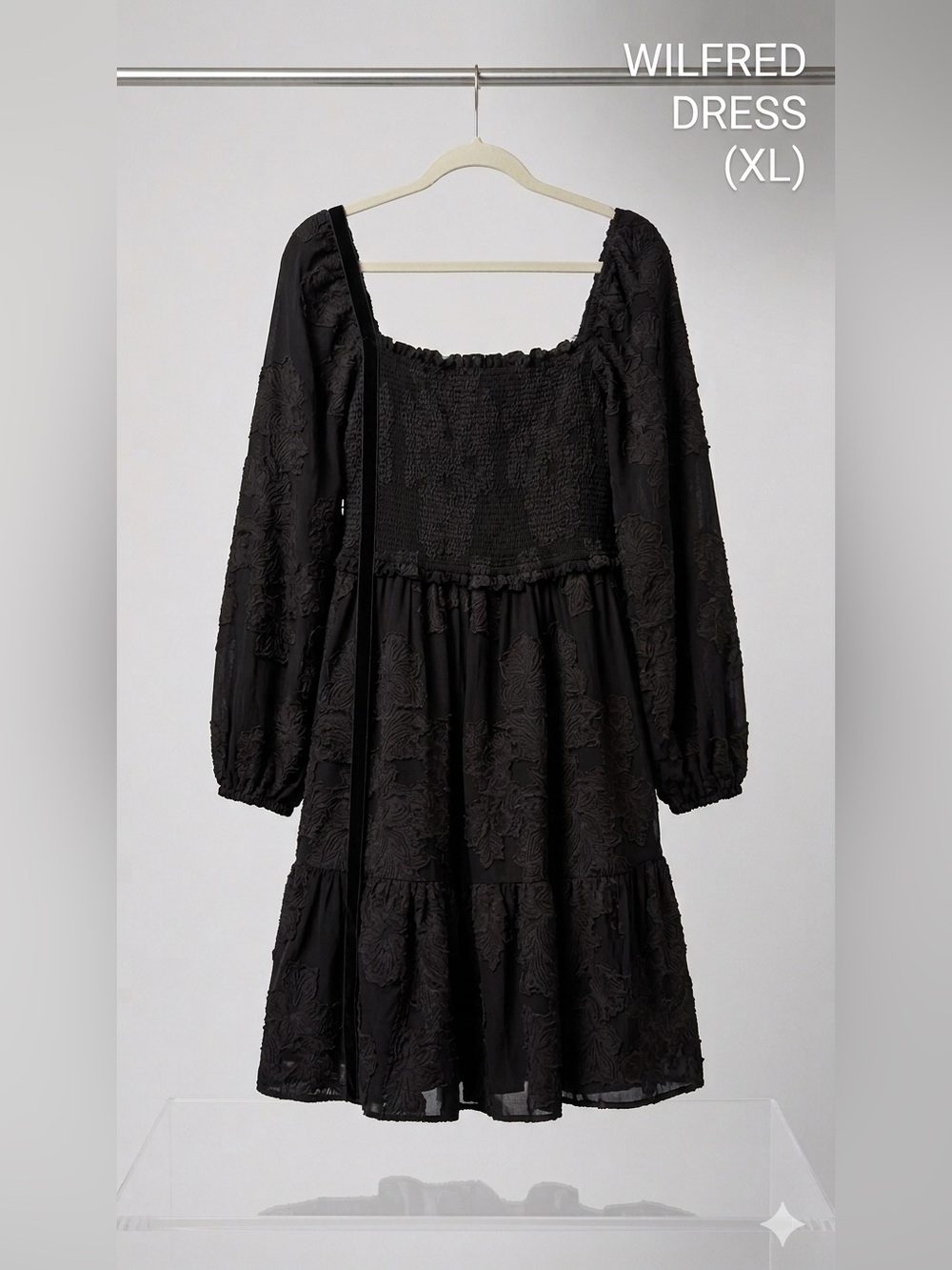 Aritzia Wilfred Black Mini Dress